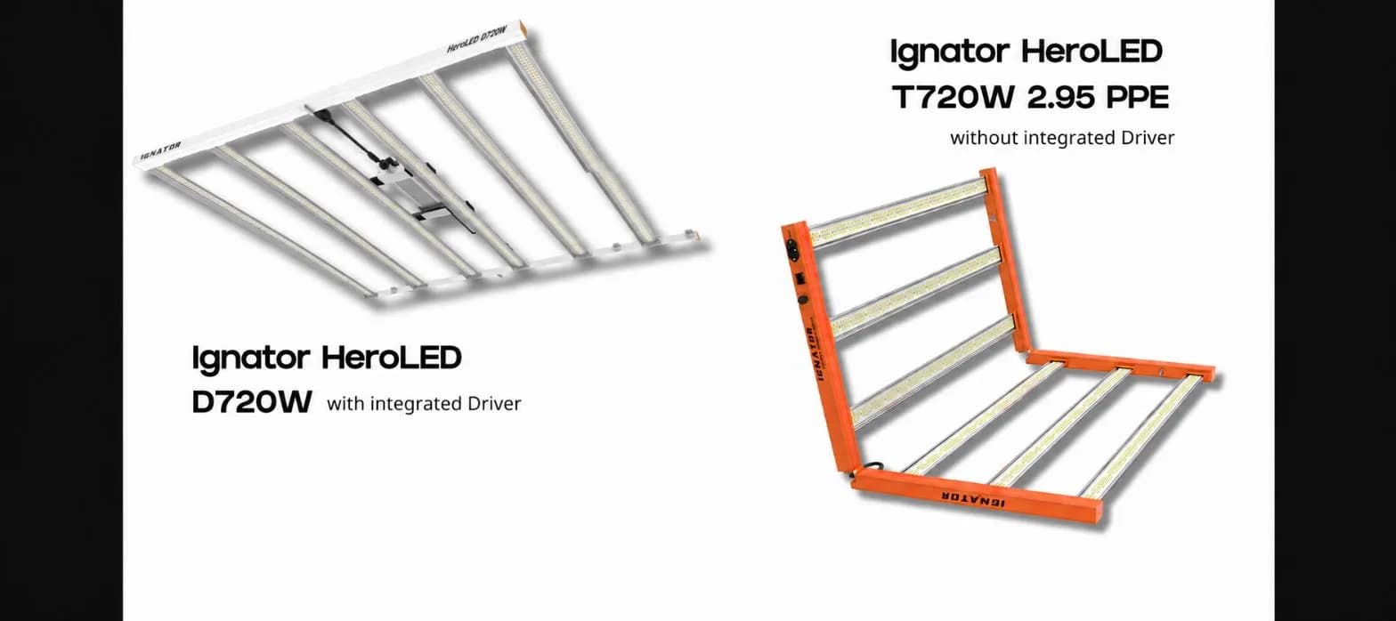 Comparison of Integrated Driver and External Driver on the Ignator HeroLED D720W and T720W