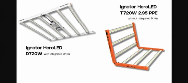 Comparison of Integrated Driver and External Driver on the Ignator HeroLED D720W and T720W