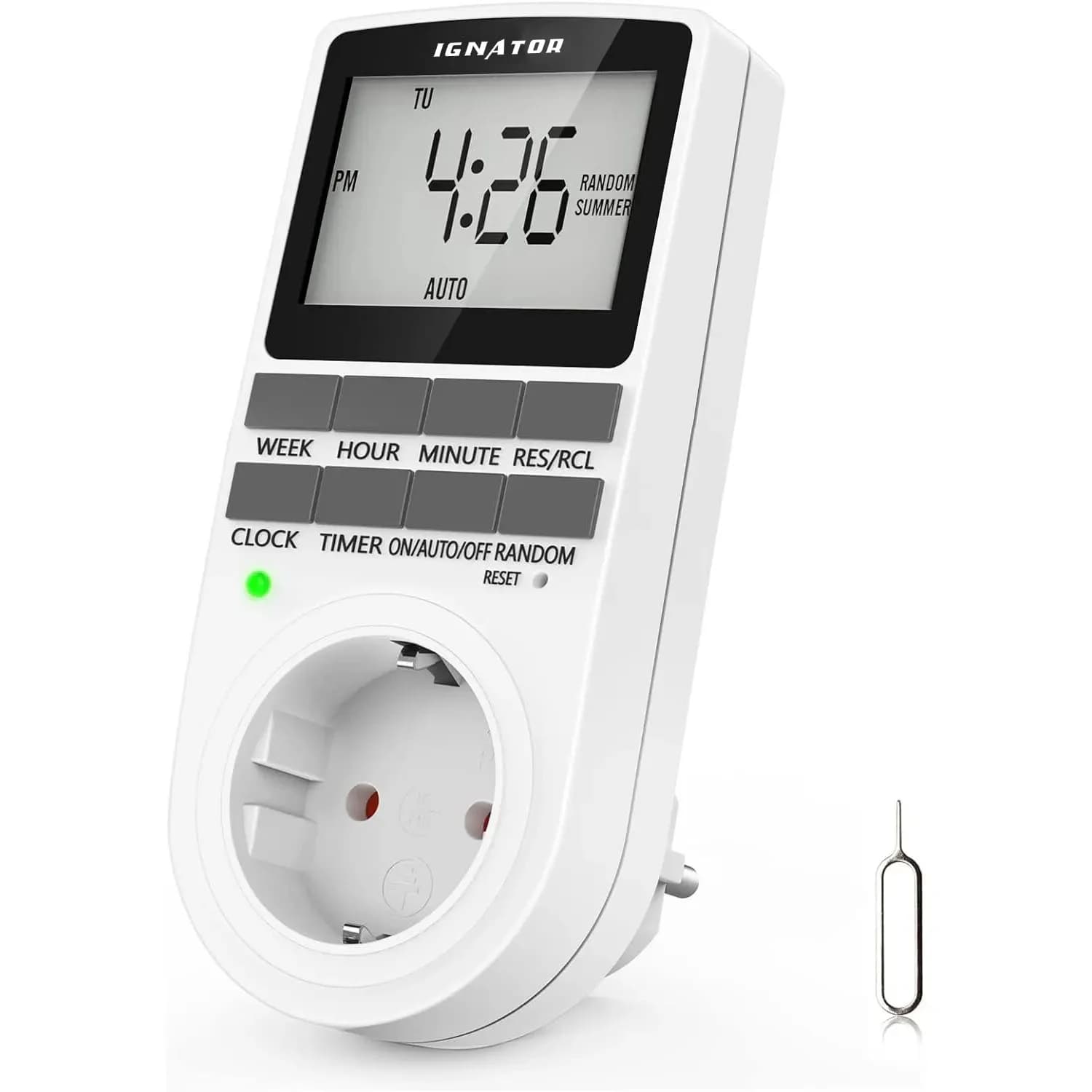 Ignator L+N 16A Digital Timer