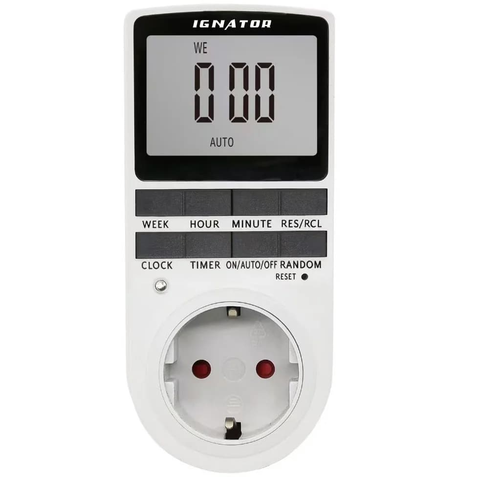 Ignator L+N 16A Digital Timer
