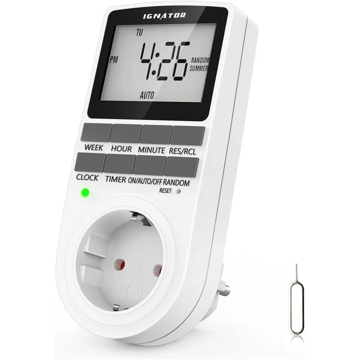 Ignator L+N 16A Digital Timer